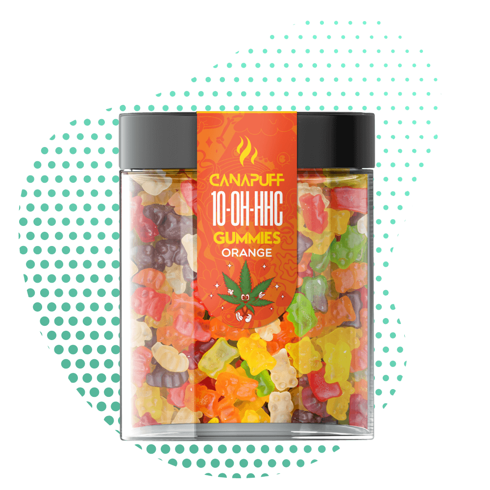Gomas da Felicidade Canapuff - Sabor Laranja